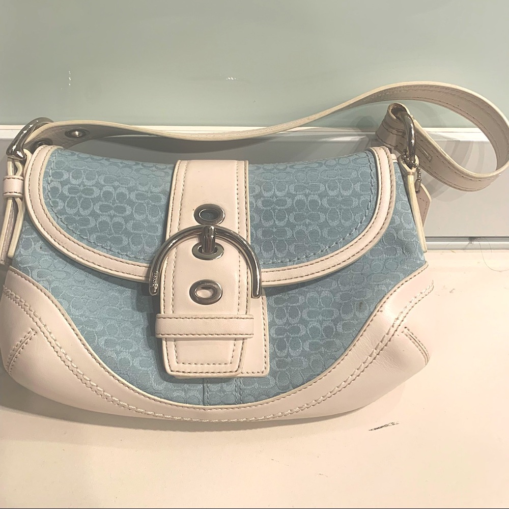 Coach bag with coin purse
